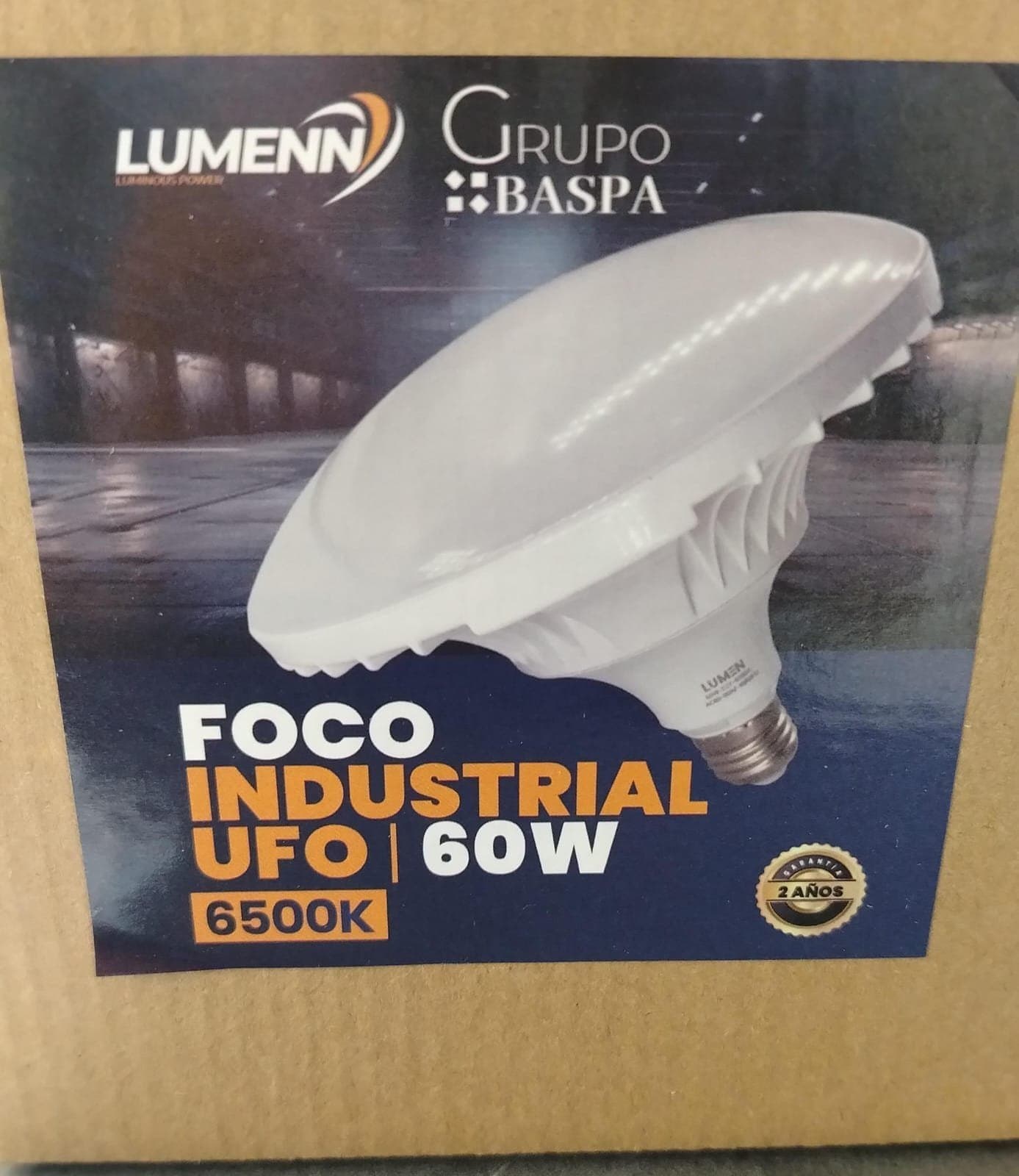 BASPA FOCO UFO INDUSTRIAL 60W 6500K