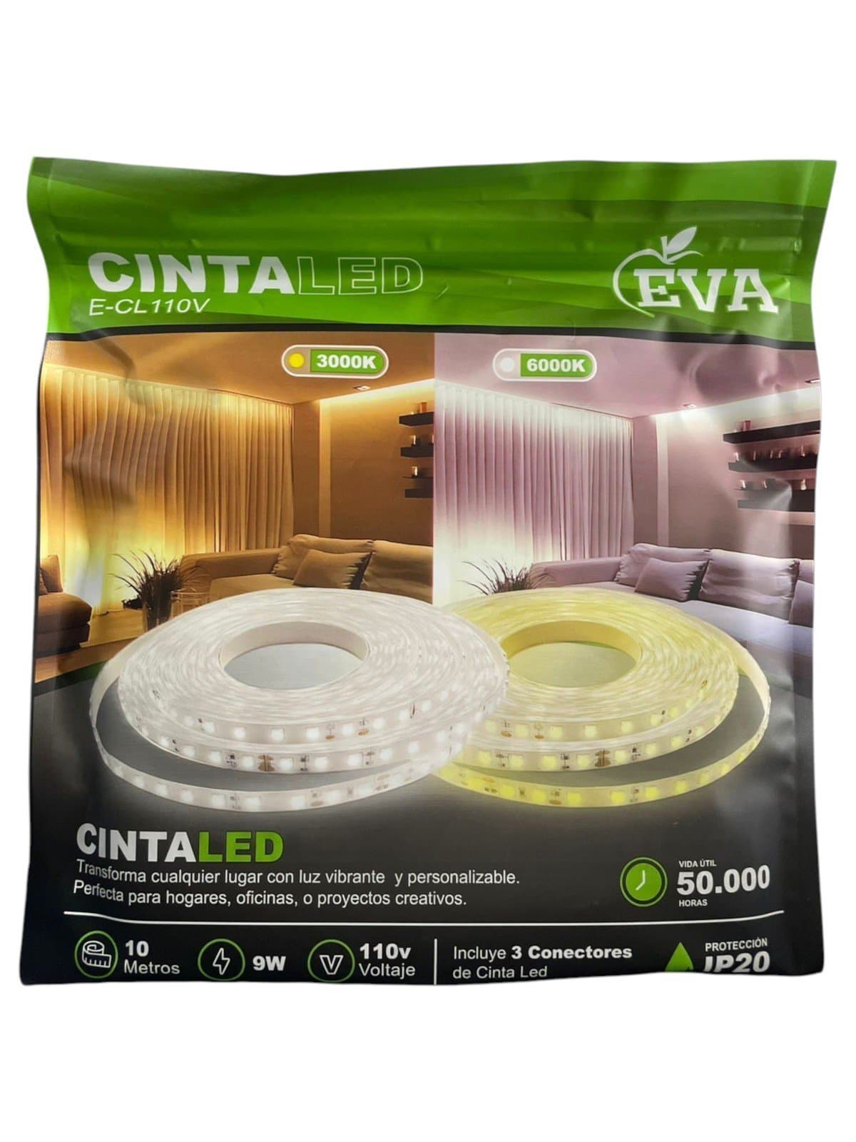 VICTORIA CINTA LED EVA 110V 3000K 10M 9W