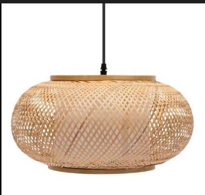 ELIEL LAMPARA LED COLGANTE BAMBU 40CM