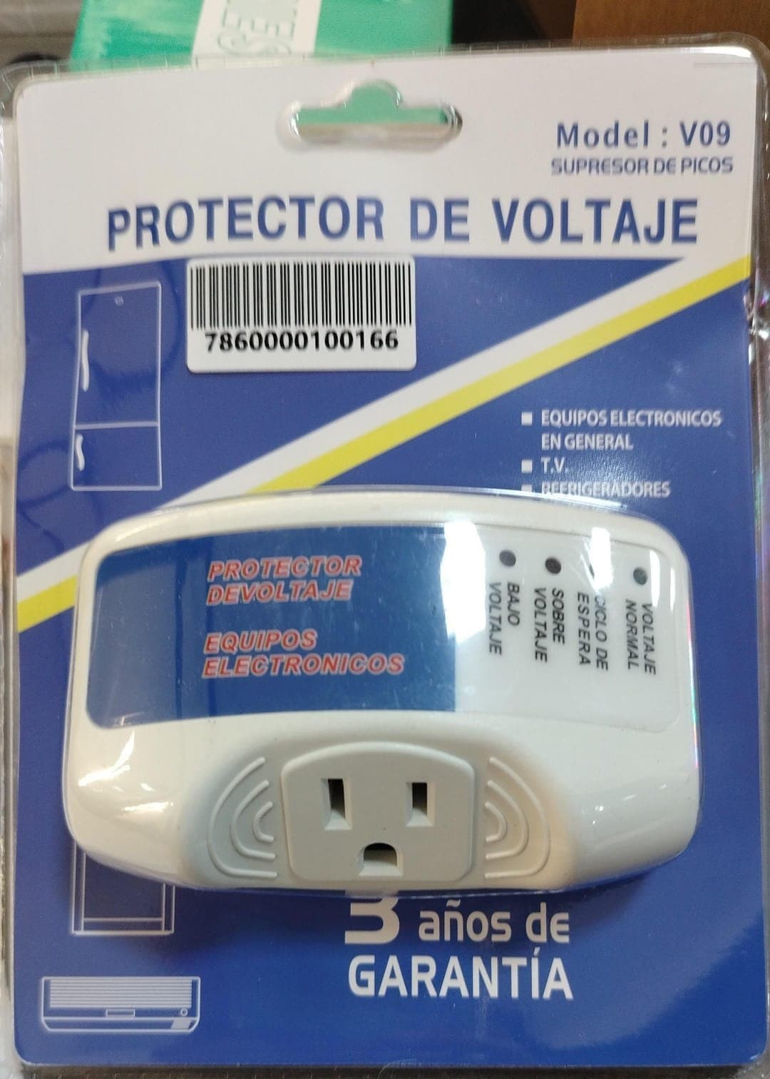 PROTECTOR DE VOLTAJE 1 SERVICIO