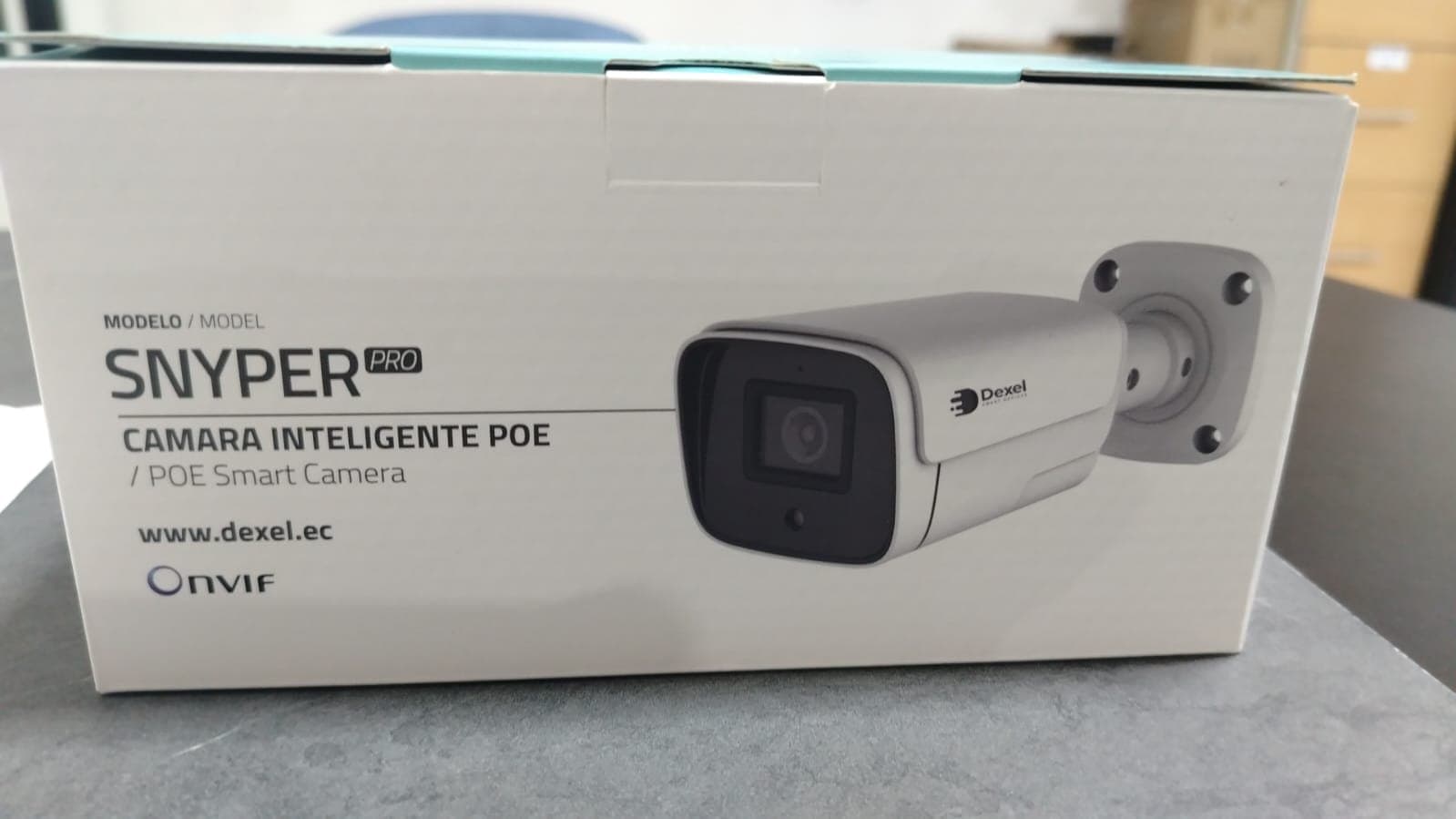 DEXEL CAMARA SNYPER POE 5MP AUDIO 2 VAS VISION NOCT. INFRARROJA IP65 PRO ONVIF COMP CON SISTEMA NVR