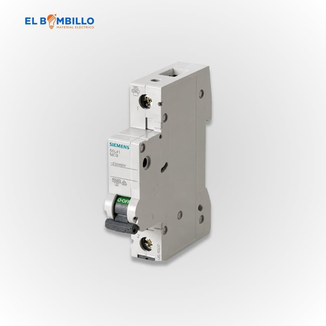 SIEMENS BREAKER PARA RIEL 1P 10A 6KA 5TJ6110-7